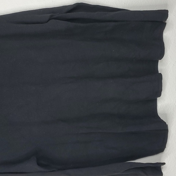 J Jill Sweater Crewneck Long Sleeve Solid Black Staple Career Fitted Womens L - Picture 3 of 10